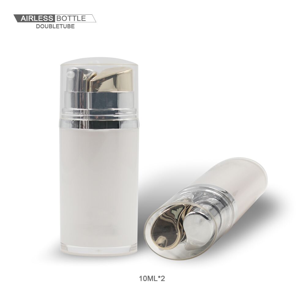 Double Chamber Acrylic Airless Bottle