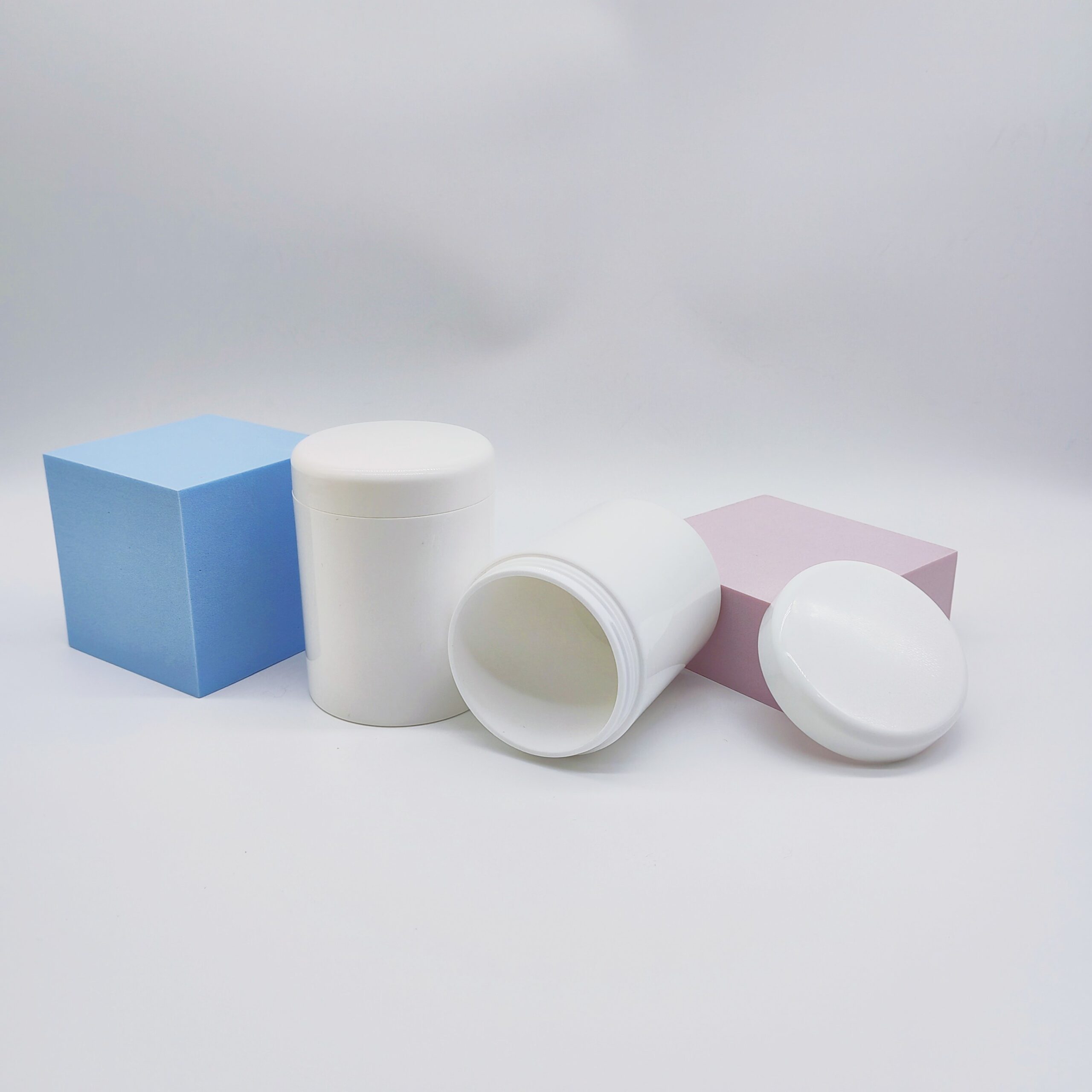 PP 150G 200G Skincare Face Cream jar with Round Lid - 图片 2