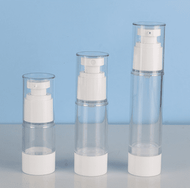 White AS round airless bottle 15/30/50/80/100ML - 图片 2