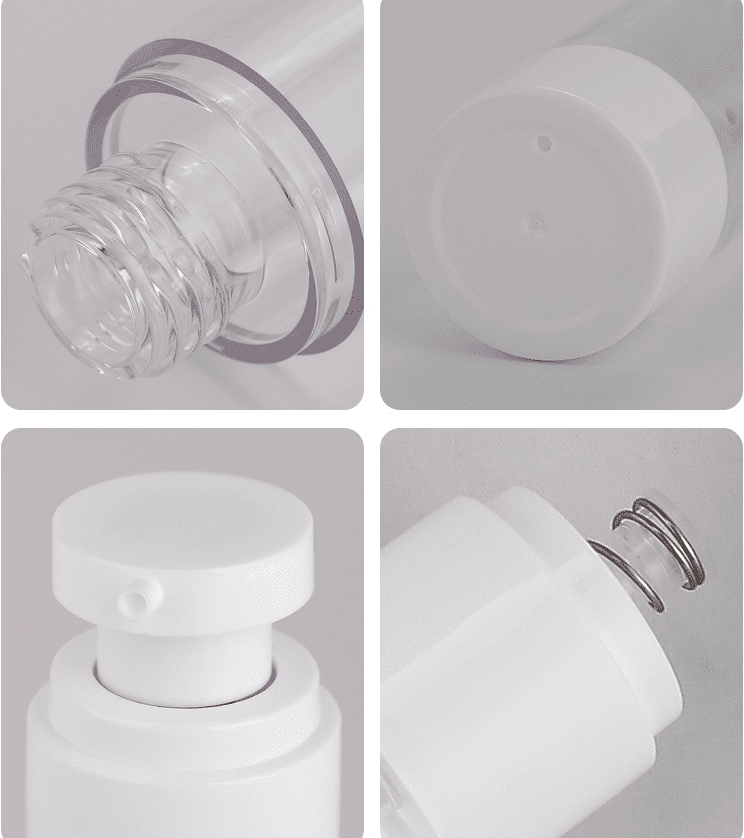 White AS round airless bottle 15/30/50/80/100ML - 图片 3
