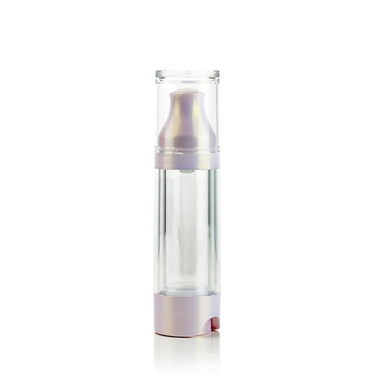 Round 30ml AS bottom press Airless pump bottle - 图片 3