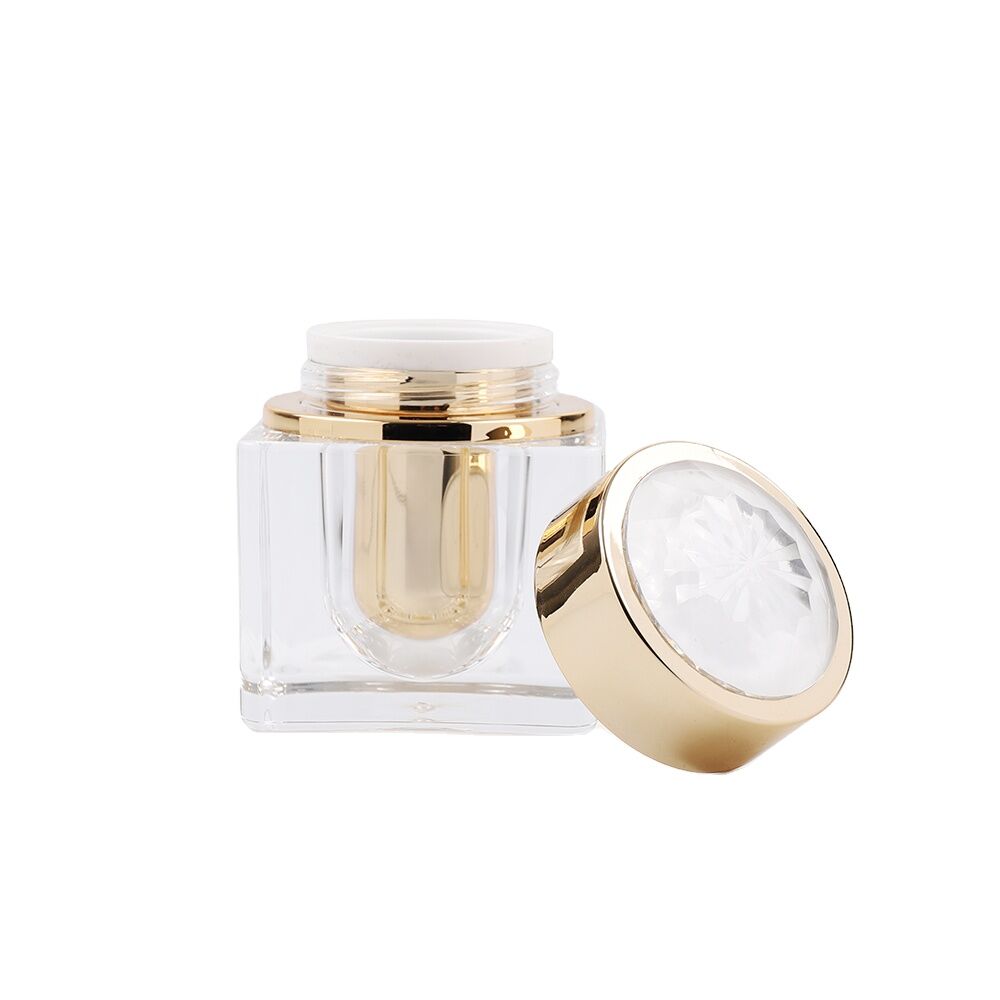 Acrylic Luxury Cream Jar with Screw Cap
